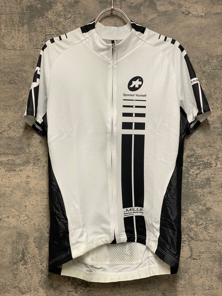 JQ961 アソス ASSOS Jersey Mille SS 半袖 サイクルジャージ 白 M