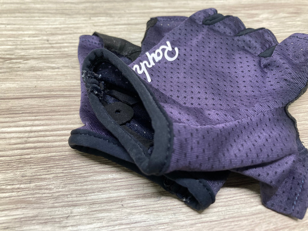 IX551 ラファ Rapha サイクルグローブ XS ※ロゴ剥がれ パープル