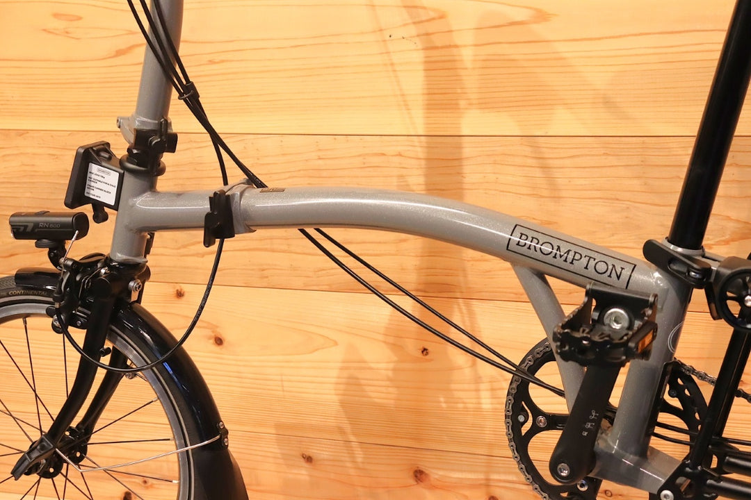 ブロンプトン BROMPTON P-LINE URBAN MIDBAR M4R ストームグレー 2022モデル 16インチ 折り畳み ミニベロ フォールディングバイク 【千葉店】