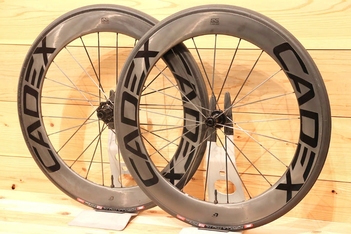 カデックス CADEX 65 DISC TUBELESS カーボン チューブレス ホイールセット シマノ12/11S フックレス 22mm 【千葉店】