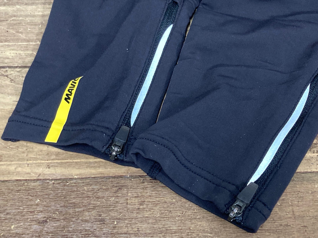 JX121 マヴィック MAVIC レッグウォーマー 裏起毛 黒 XS