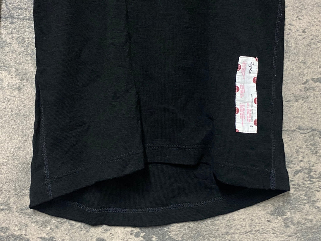 JY114 ラファ Rapha WOMEN’S LONG SLEEVE MERINO BASE LAYER 長袖 ベースレイヤー インナー レディース 黒 S