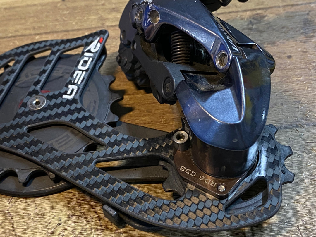 JO388 シマノ SHIMANO ULTEGRA アルテグラDi2 RD-R8050 リアディレイラー RIDEA ビッグプーリー 動作確認済