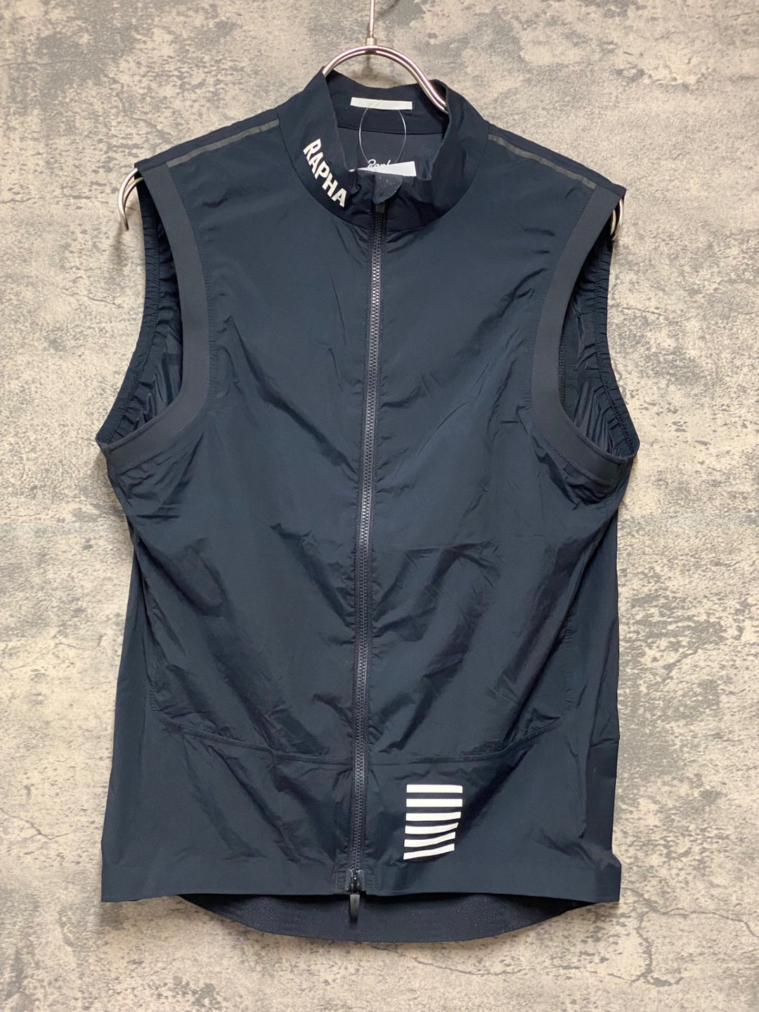 KH658 ラファ Rapha PRO TEAM LIGHTWEIGHT GILET サイクルベスト ジレ 紺 M ※タグカット