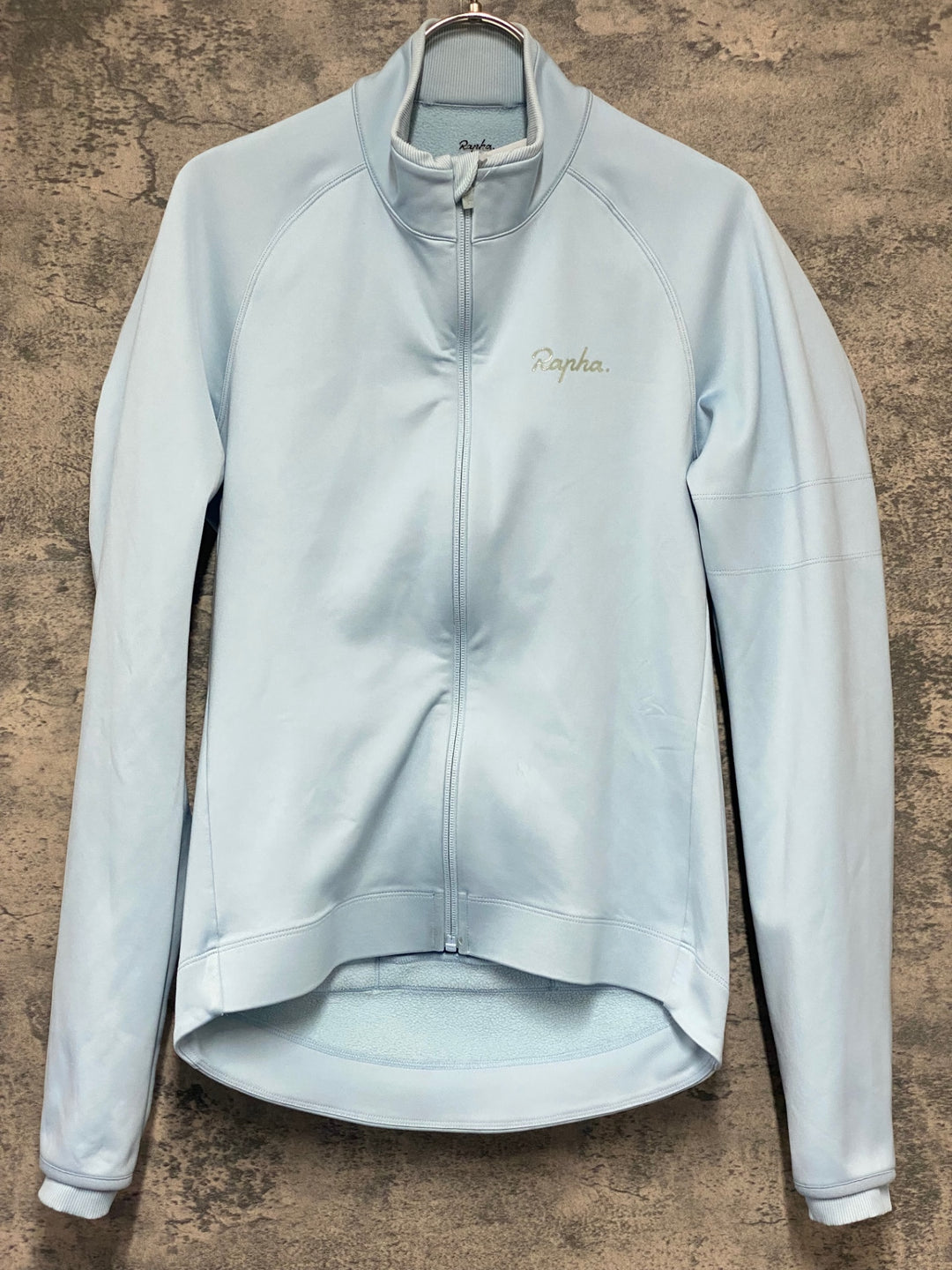 KM414 ラファ Rapha CORE WINTER JACKET 長袖 サイクルジャケット 水色 S 裏起毛