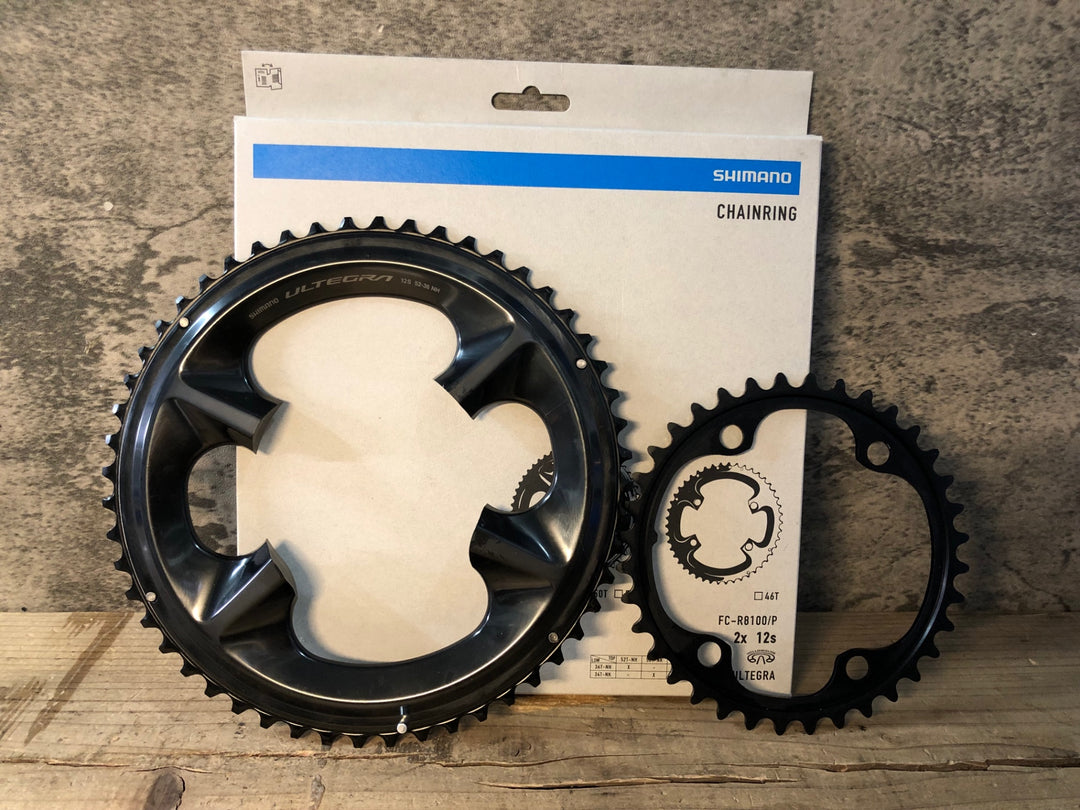 JP124 シマノ SHIMANO アルテグラ ULTEGRA FC-R8100 チェーンリング セット 52/36T 未使用