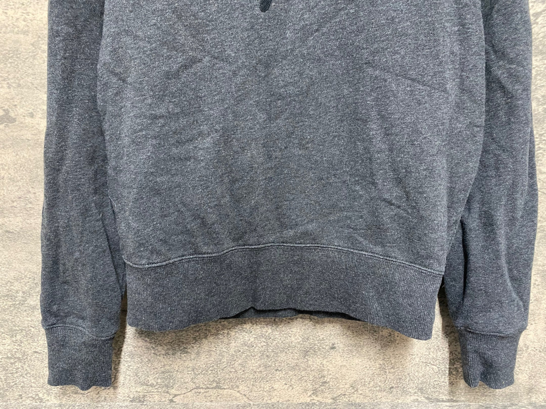 KL465 ラファ Rapha WOMEN'S LOGO SWEATSHIRT 長袖 スウェット グレー XS ※動物の毛