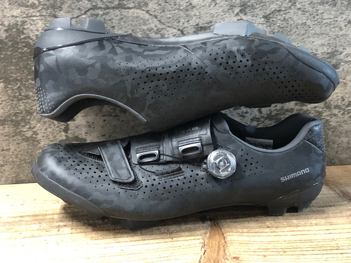JW123 シマノ SHIMANO RX8 SHRX800M L01 S ビンディングシューズ 2穴 BOA 黒 EU43