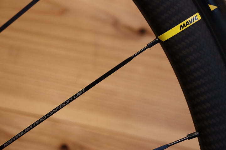 未使用 マヴィック MAVIC キシリウム KSYRIUM PRO CARBON UST DISC カーボン チューブレス ホイールセット シマノ11S 【千葉店】