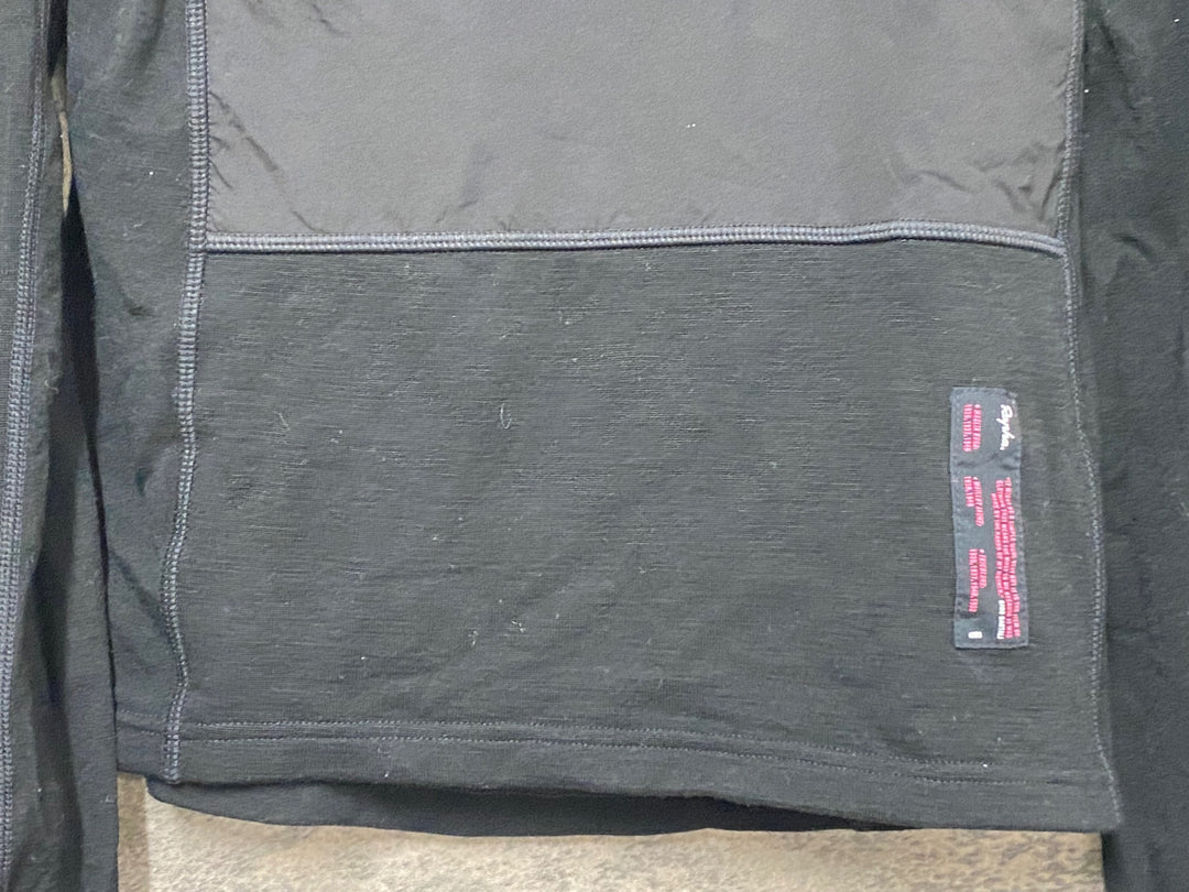JY111 ラファ Rapha DEEP WINTER WIND BLOCK BASE LAYER 長袖 ベースレイヤー インナー 黒 S