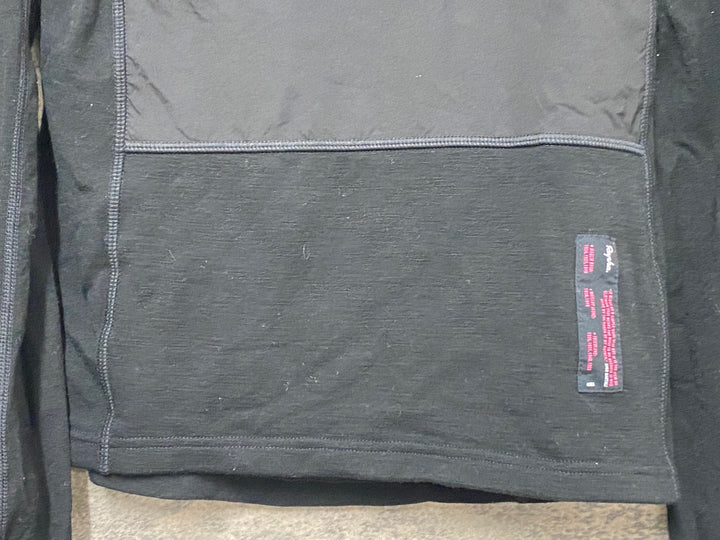JY111 ラファ Rapha DEEP WINTER WIND BLOCK BASE LAYER 長袖 ベースレイヤー インナー 黒 S