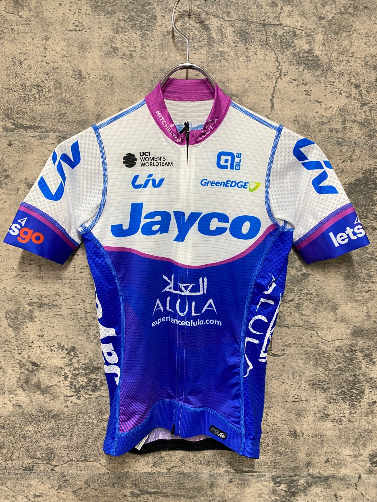 JZ992 アレ ALE 半袖 サイクルジャージ 白 青 XS Jayco – BICI AMORE