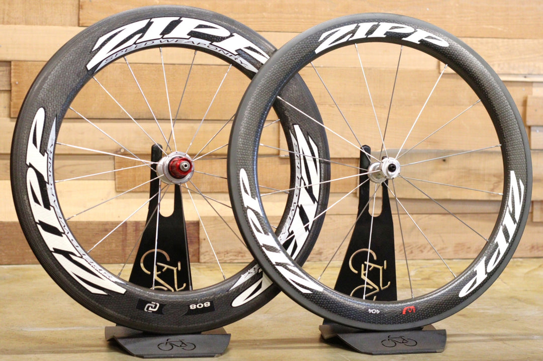ジップ ZIPP 404 808  ファイアクレスト FIRECREST カーボン クリンチャー ホイールセット シマノ 10S 【立川店】