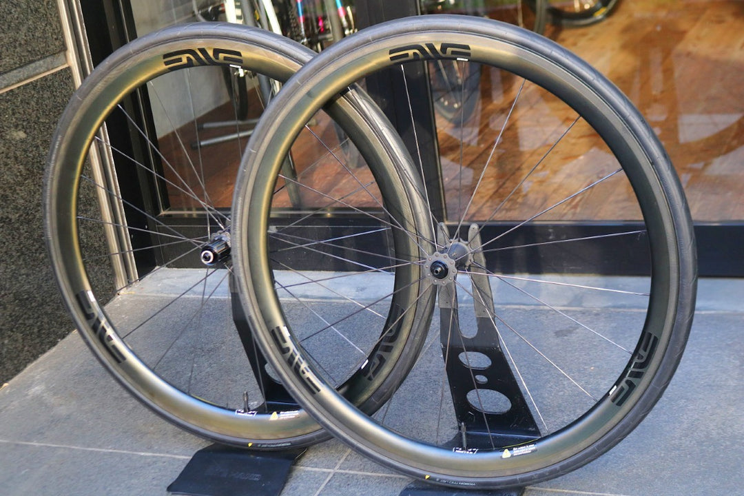 エンヴィ ENVE SES 3.4 ENVEカーボンハブ カーボン クリンチャー チューブレスレディ ホイールセット シマノ12/11S 【東京南麻布店】