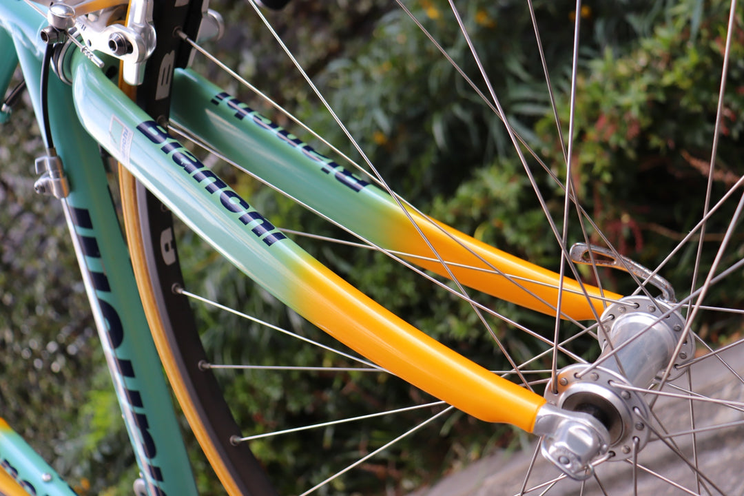 ビアンキ BIANCHI メガプロ MEGA PRO XL ジロ・デ・イタリア レプリカ 1998年頃 カンパニョーロ シルバーアテナ 11S アルミ ロードバイク 【さいたま浦和店】