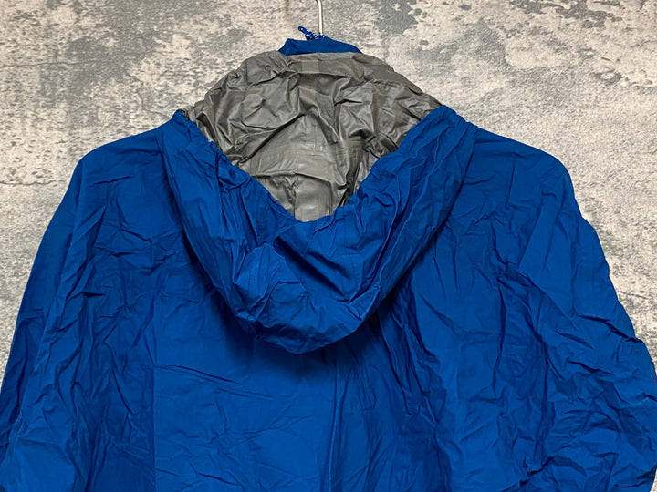 JW047 モンベル mont bell 長袖 サイクルレインジャケット 紺 L