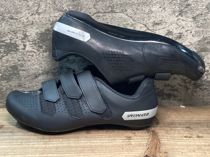 JP498 スペシャライズド SPECIALIZED TORCH WIDE 3穴 ビンディングシューズ EU41 黒