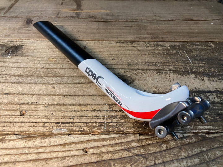 JQ258 デダ Deda ZERO 100 SERVIZIO CORSE アルミ シートポスト 280mm Φ27.2 黒白