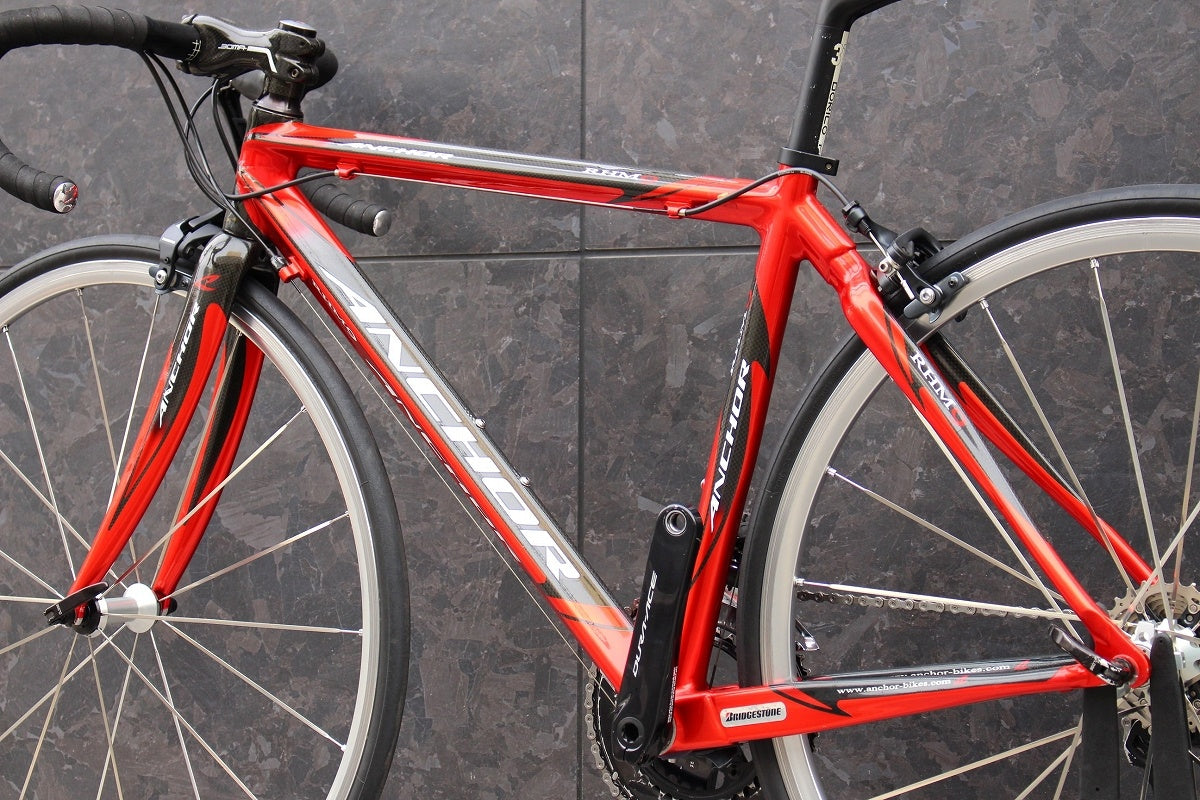 ブリヂストン アンカー ANCHOR RHM9 2008モデル 460サイズ シマノ アルテグラ R8000 Mix カーボン ロードバイク –  BICI AMORE ONLINE STORE