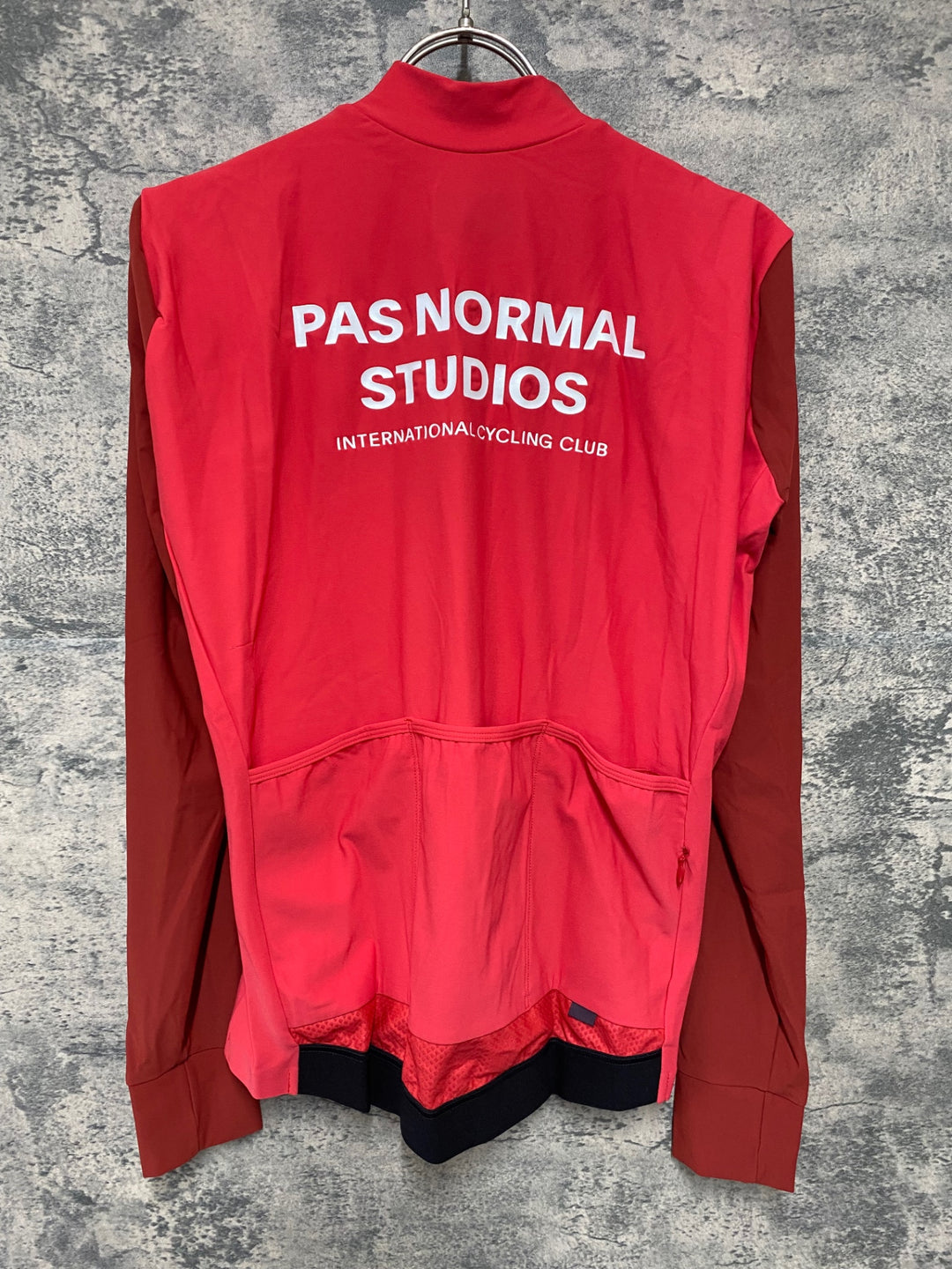 JY479 パスノーマルスタジオ PAS NORMAL STUDIOS Mechanism Long Sleeve Jersey 長袖 サイクルジャージ レッド L