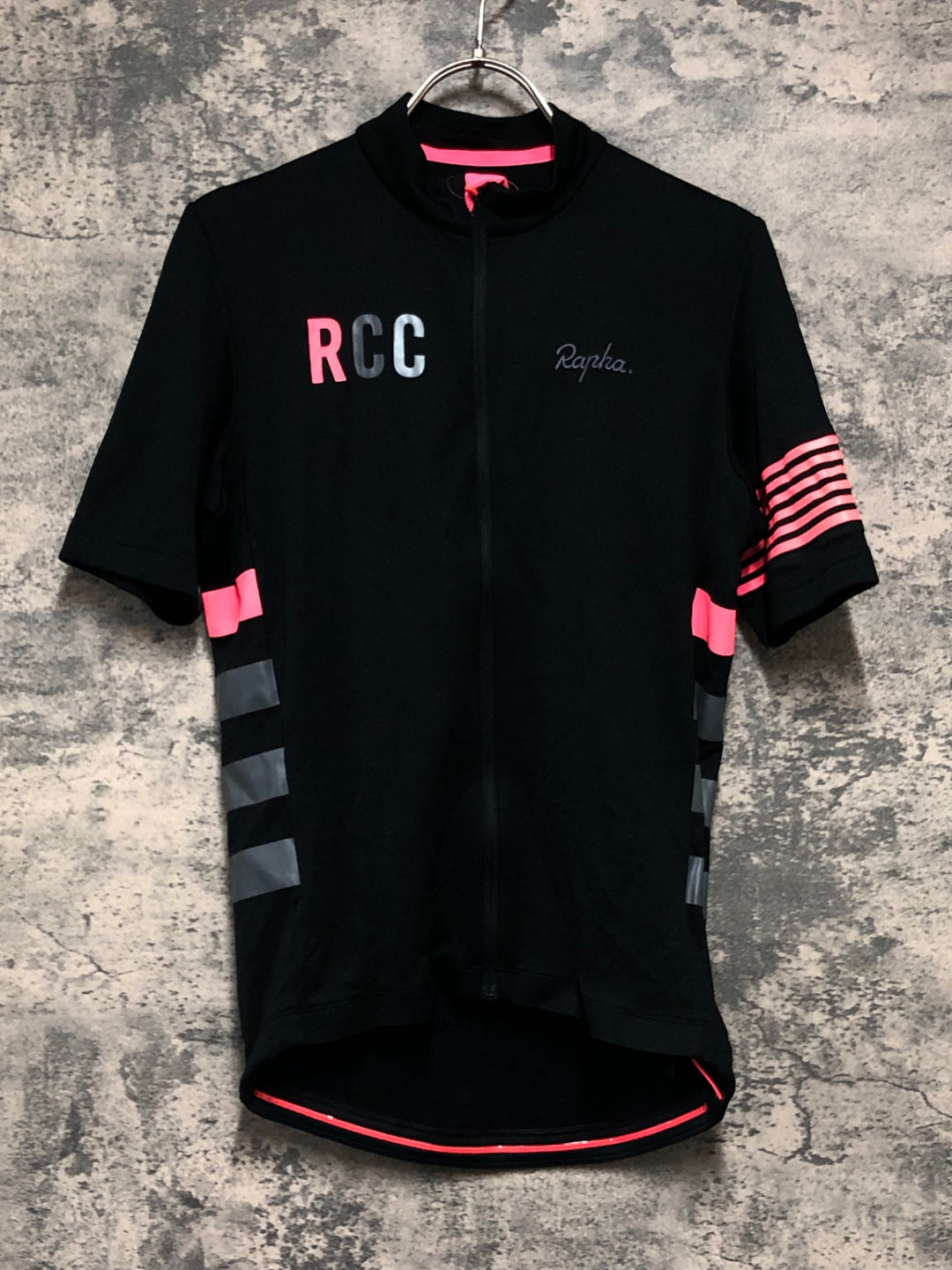 KH624 ラファ Rapha RCC CLASSIC JERSEY 半袖 サイクルジャージ 黒 S
