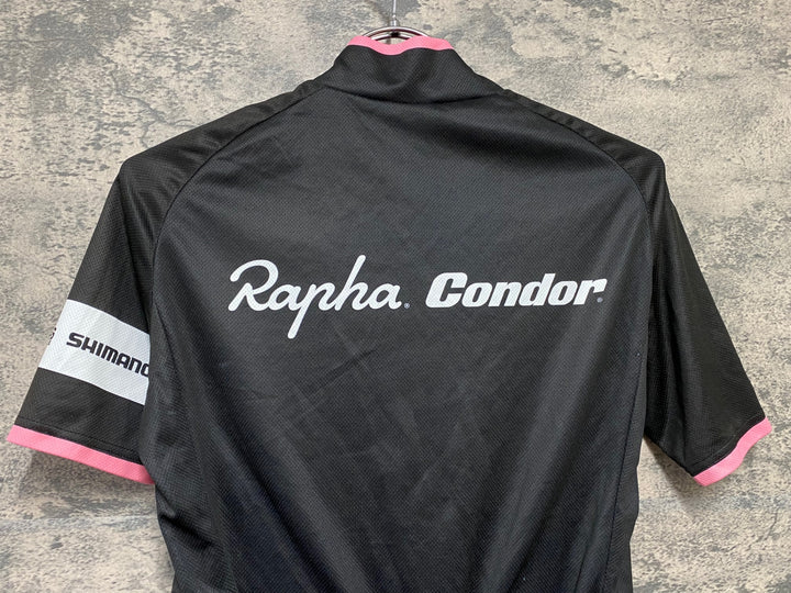 KD529 ラファ Rapha Condor 半袖 サイクルジャージ 黒 XS