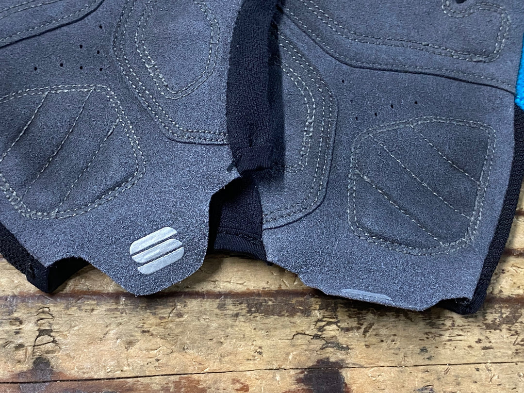 KG448 スポーツフル sportful 指切り グローブ 水色 黒 S