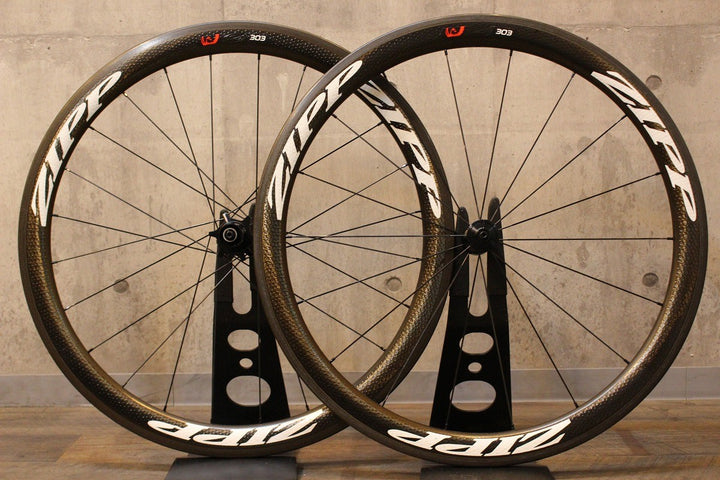 ジップ ZIPP 303 FIRECREST カーボン クリンチャー ホイールセット シマノ 11/12S ワイドリム 17C 【名古屋店】