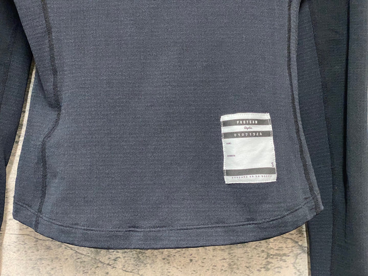 JY362 ラファ Rapha PRO TEAM 長袖 サーマル ベースレイヤー S 黒