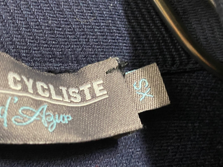 KF516 カフェドシクリステ Cafe du Cycliste Clemence man 長袖 サイクルジャージ 紺 XS