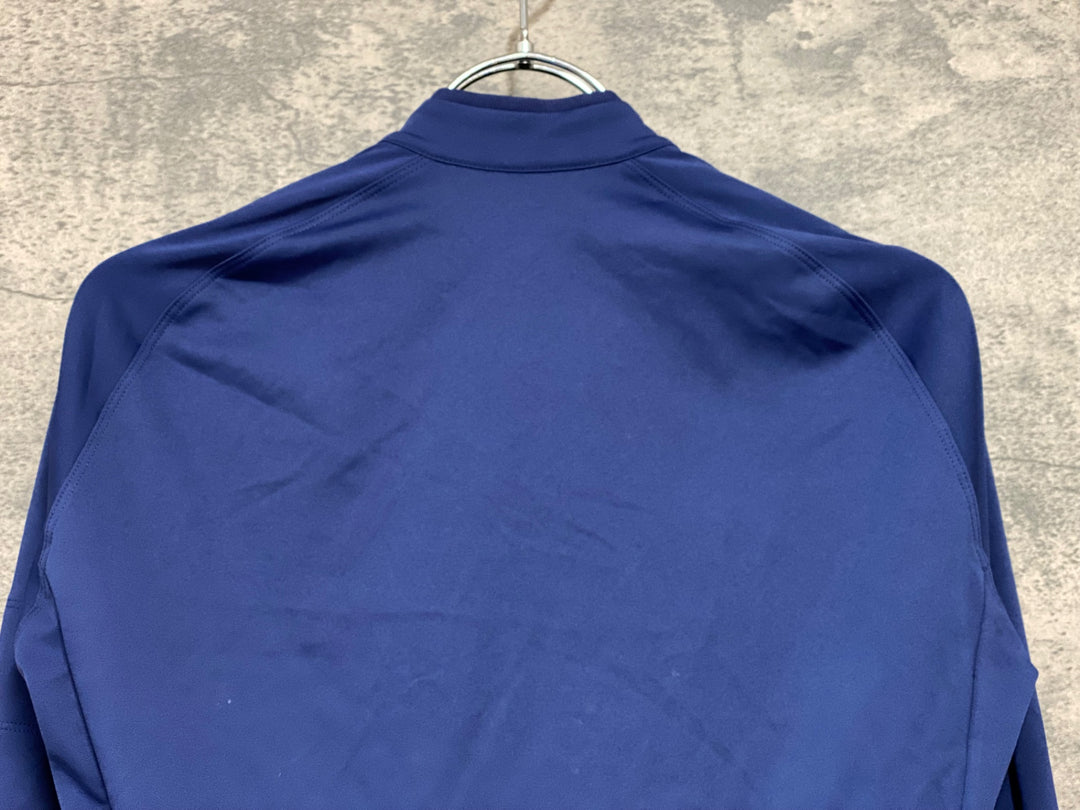 JE225 ラファ Rapha MEN'S LONG SLEEVE CORE JERSEY 長袖 サイクルジャージ ネイビー S 裏起毛