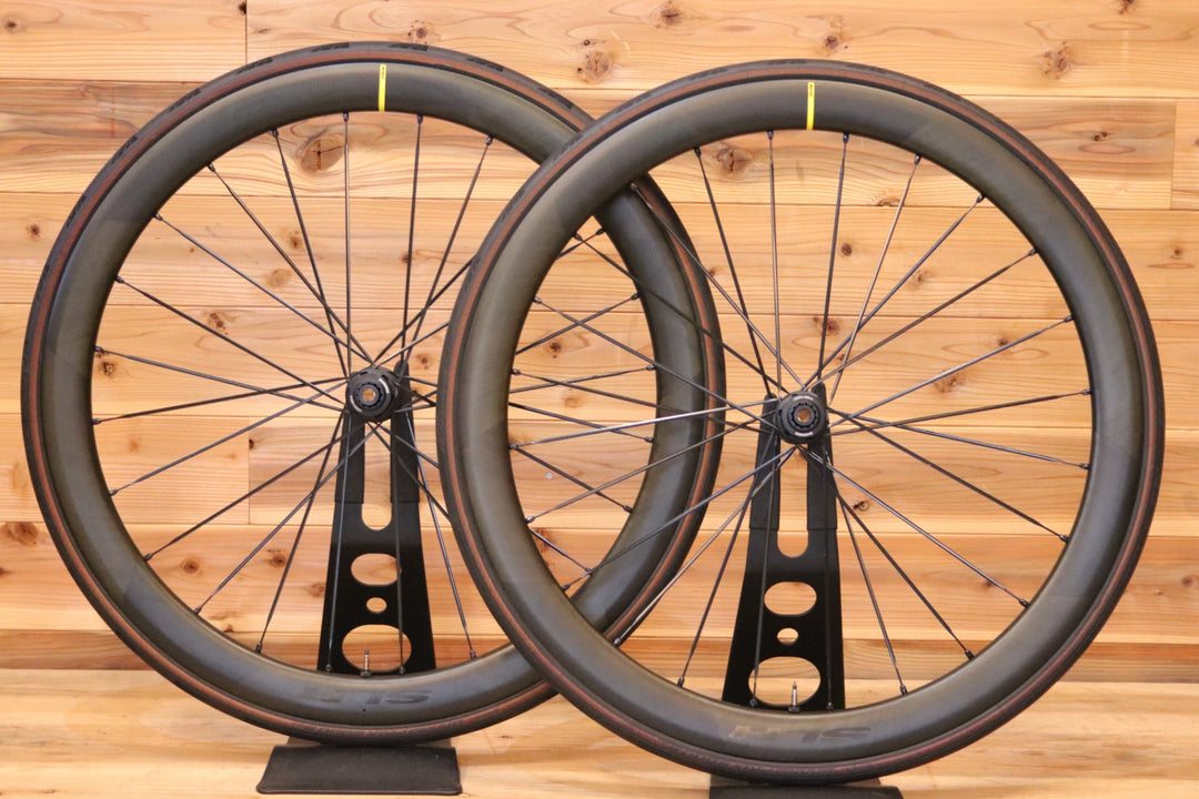 マヴィック MAVIC コスミック COSMIC SLR 45 DISC シマノ 11S/12S 19C カーボン チューブレスレディ ホイールセット 【広島店】