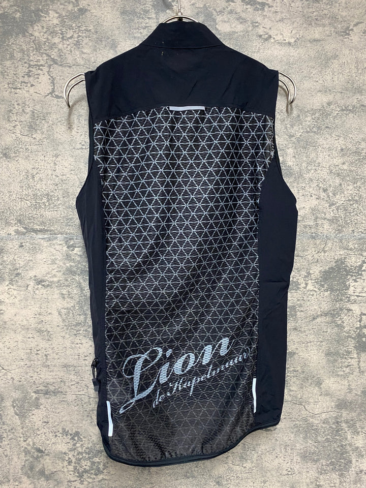 KD295 リオンドカペルミュール Lion de KAPELMUUR ジレ サイクルベスト 黒 S