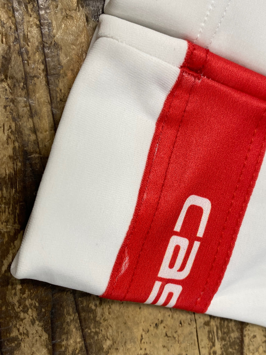 JT067 カステリ CASTELLI アームウォーマー 白 S 裏起毛