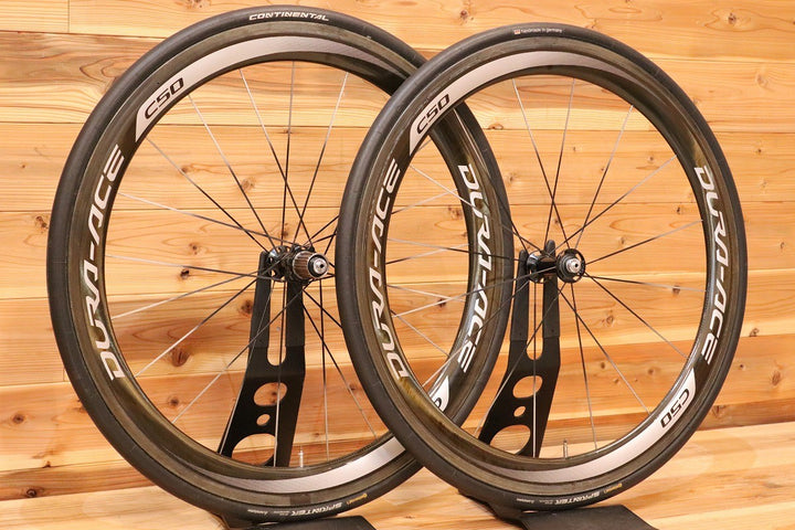 シマノ SHIMANO デュラエース DURA-ACE WH-9000-C50-TU シマノ 11S/12S カーボン チューブラー ロードバイク ホイールセット 【広島店】
