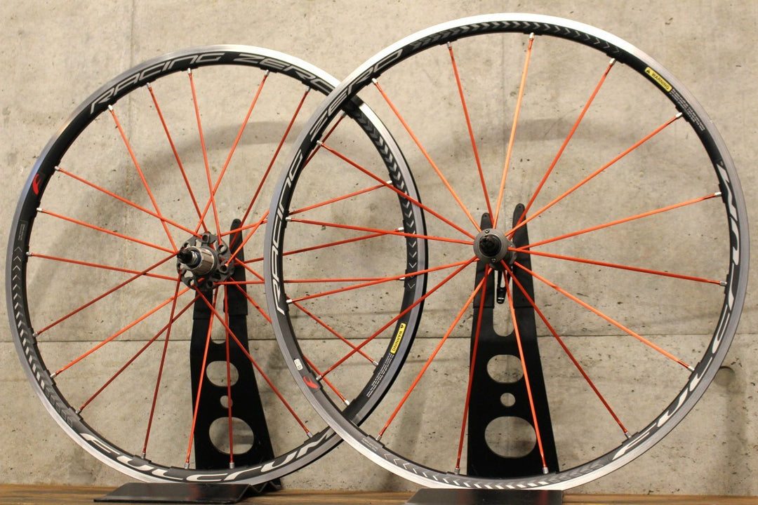 フルクラム FULCRUM レーシングゼロ RACING ZERO アルミ クリンチャー ホイールセット シマノ12/11S ナローリム 15C 【福岡店】