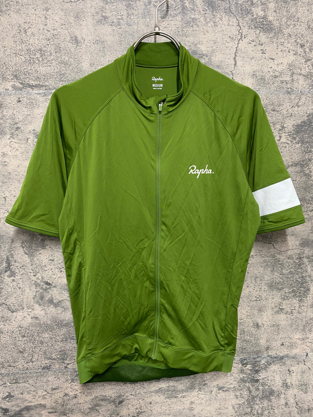KH004 ラファ Rapha CORE JERSEY 半袖 サイクルジャージ 緑 M