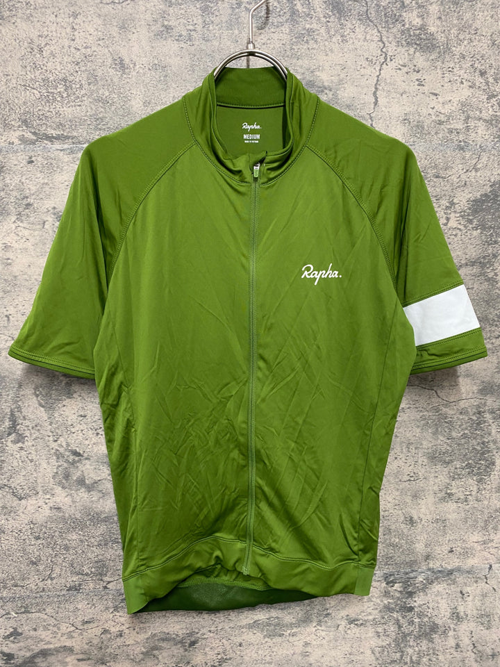 KH004 ラファ Rapha CORE JERSEY 半袖 サイクルジャージ 緑 M