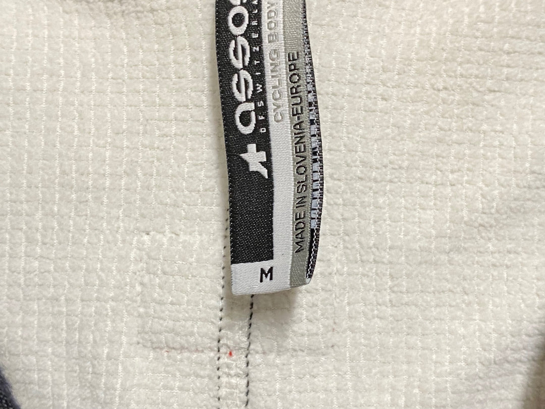 JQ188 アソス assos AIR BLOCK 851 winter plus 長袖サイクルジャケット 白黒 M 裏起毛