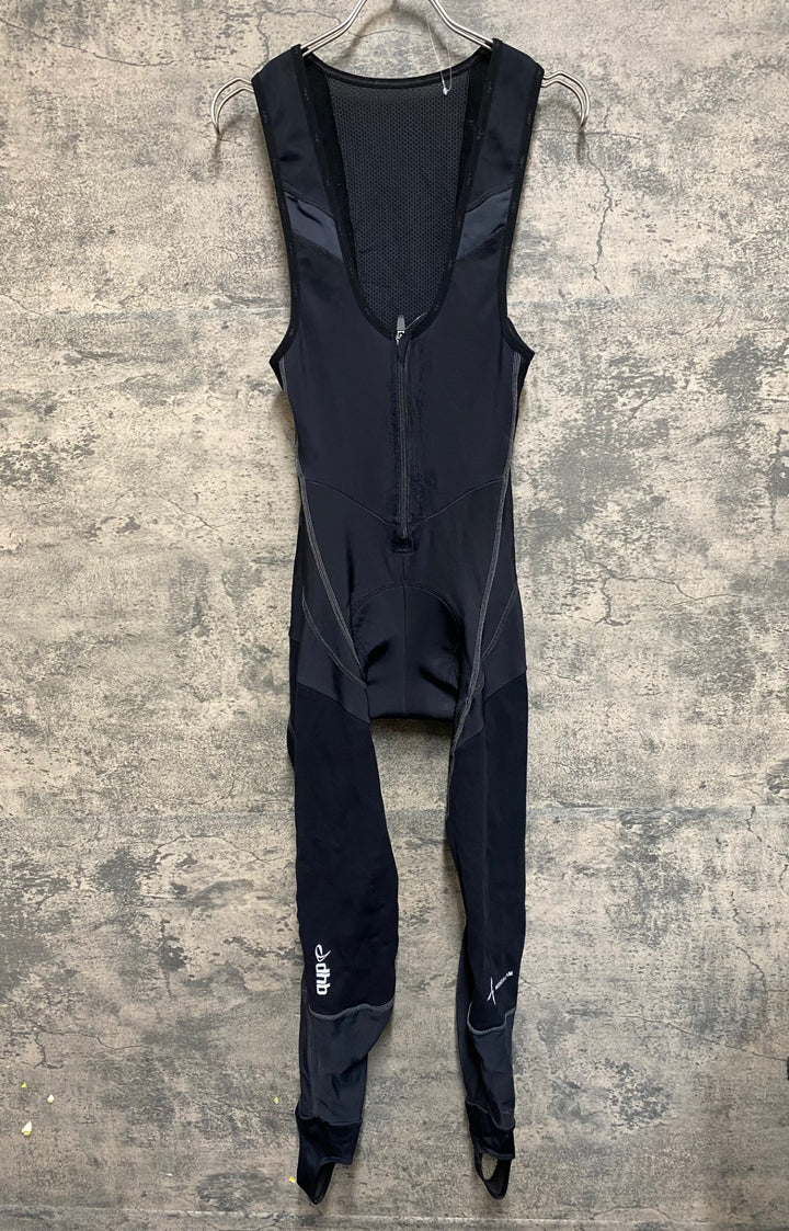 KA852 dhb ビブタイツ 黒 S 裏起毛※スレ大