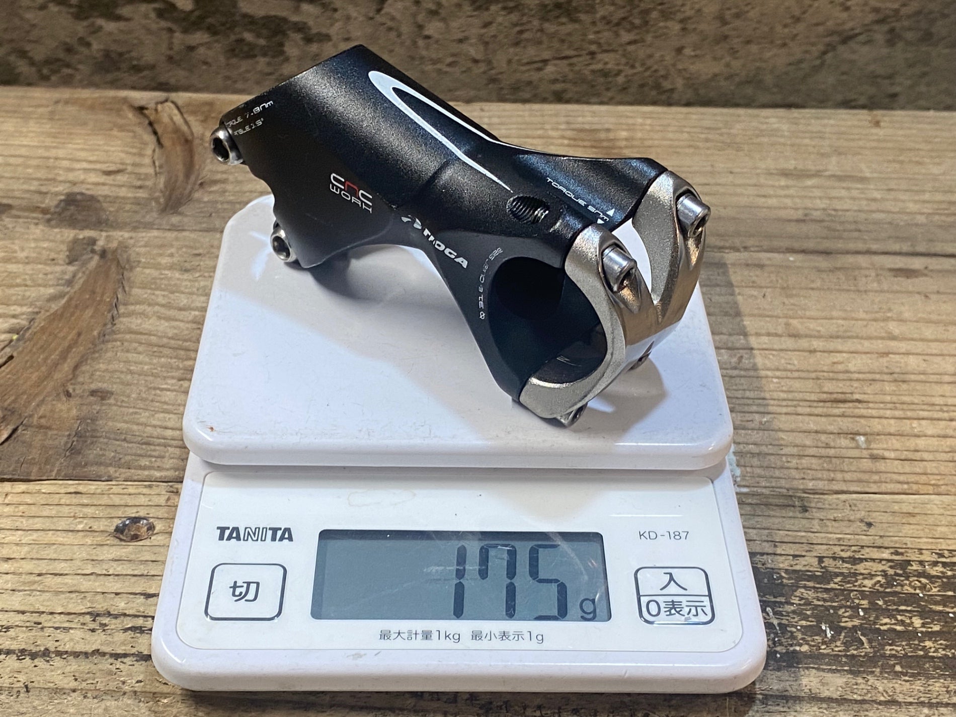 JX472 タイオガ TIOGA CNC X BONE アルミステム 80mm 15° Φ31.8 – BICI