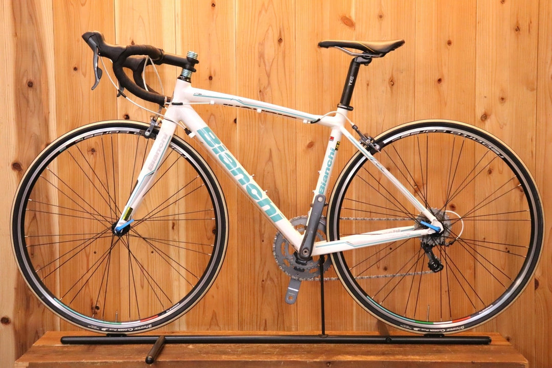 ビアンキ BIANCHI ヴィアニローネ VIA NIRONE 7 2015年モデル 50サイズ シマノ クラリス 2400 8S アルミ –  BICI AMORE ONLINE STORE