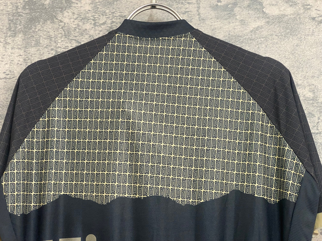 JN356 primoz roglic Cycling Jersey Tokyo Gold 半袖 サイクルジャージ 総柄 M