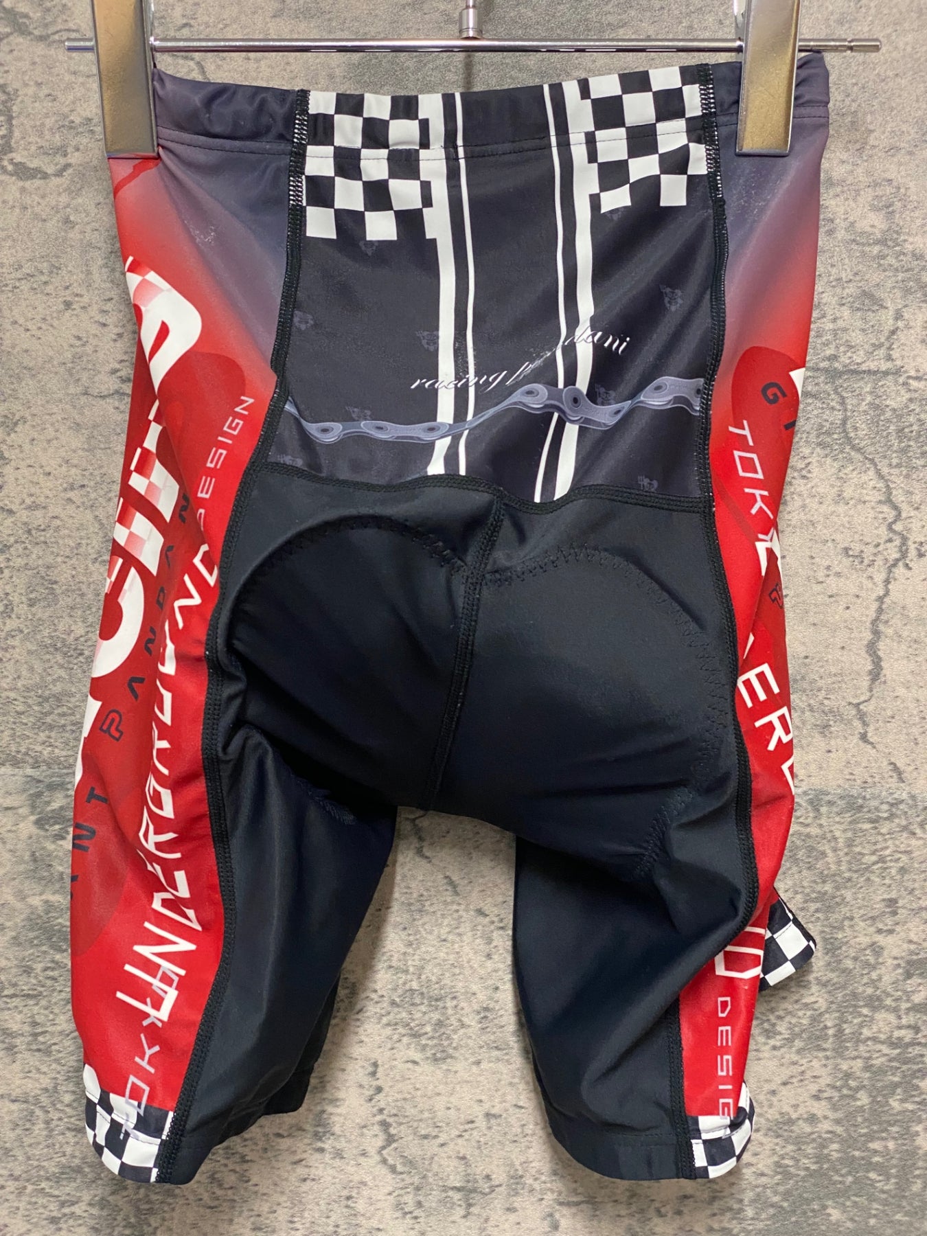 JG997 パンダーニ Pandani レーサーパンツ 赤 総柄 36 – BICI AMORE