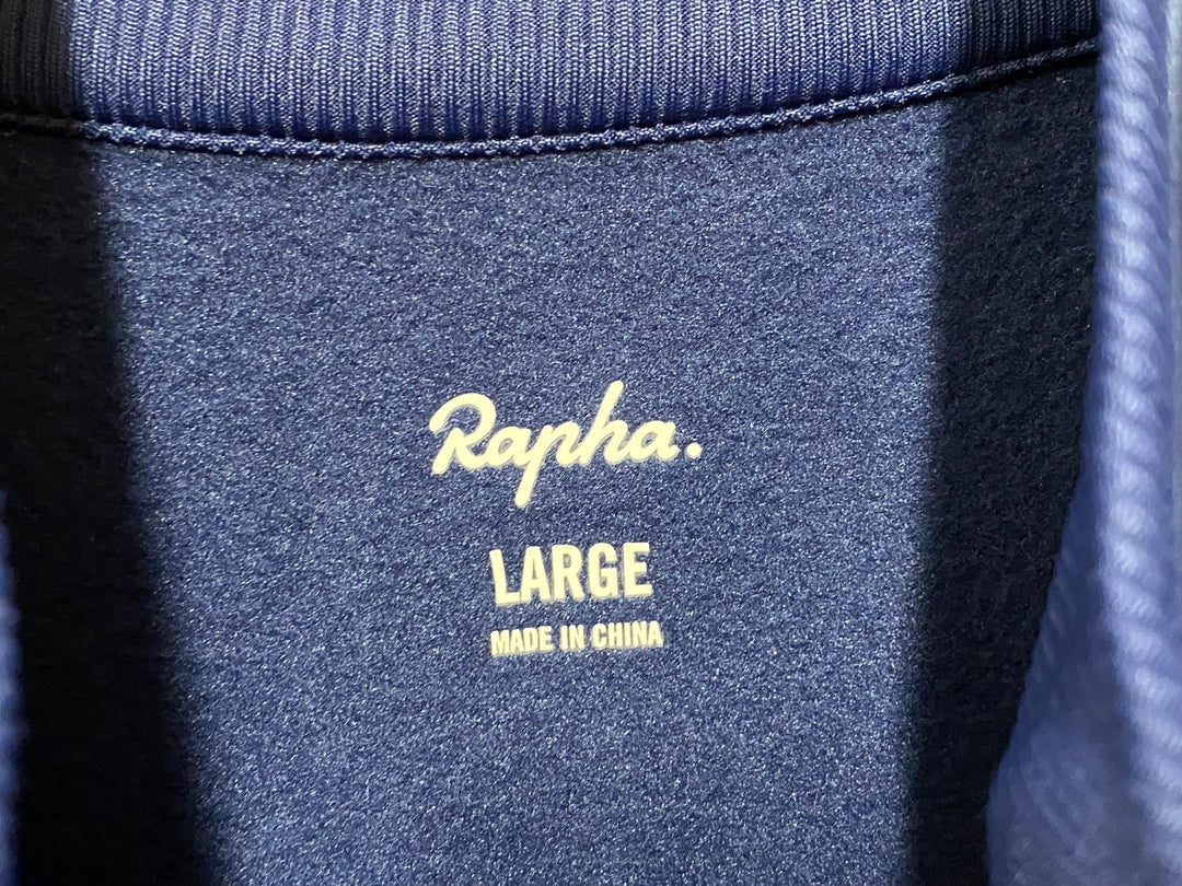 KI174 ラファ Rapha CORE WINTER JACKET 長袖 サイクルジャケット ネイビー L 裏起毛