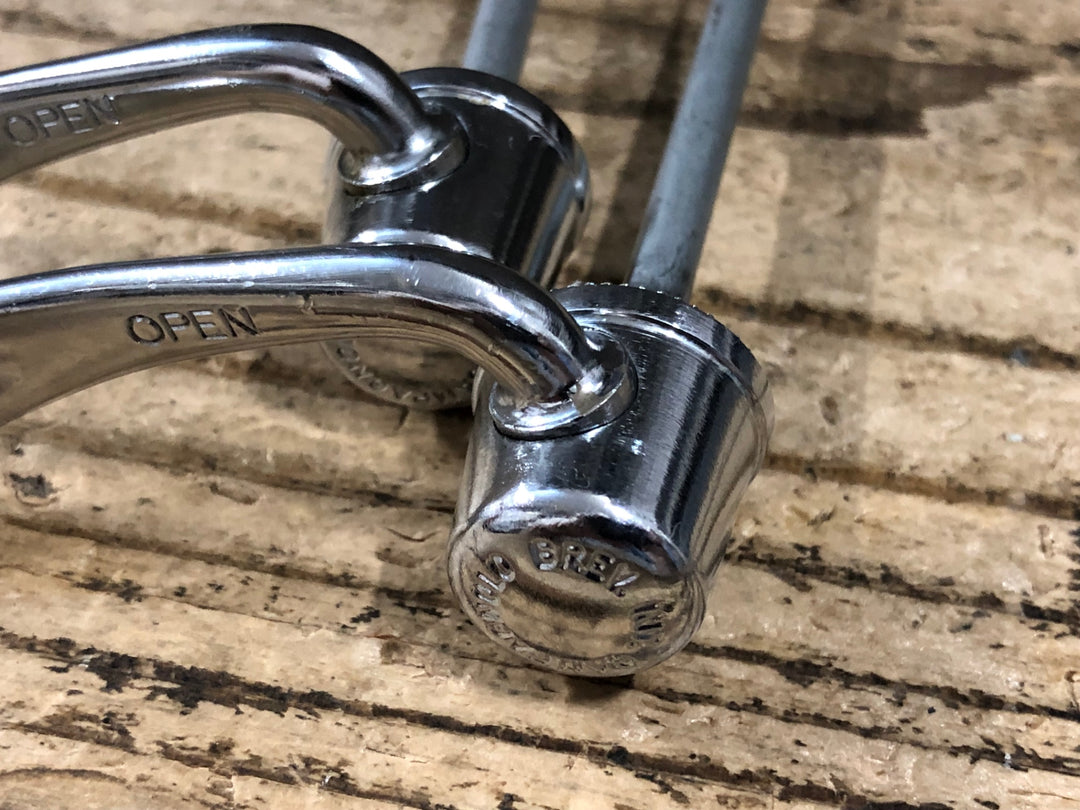 KG721 カンパニョーロ CAMPAGNOLO クイックリリース 前後セット シルバー ※たけのこばね欠品