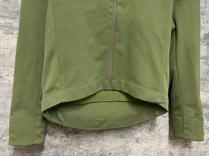 JS013 ラファ Rapha MEN'S CORE WINTER JACKET 長袖 サイクルジャケット オリーブ M 裏起毛