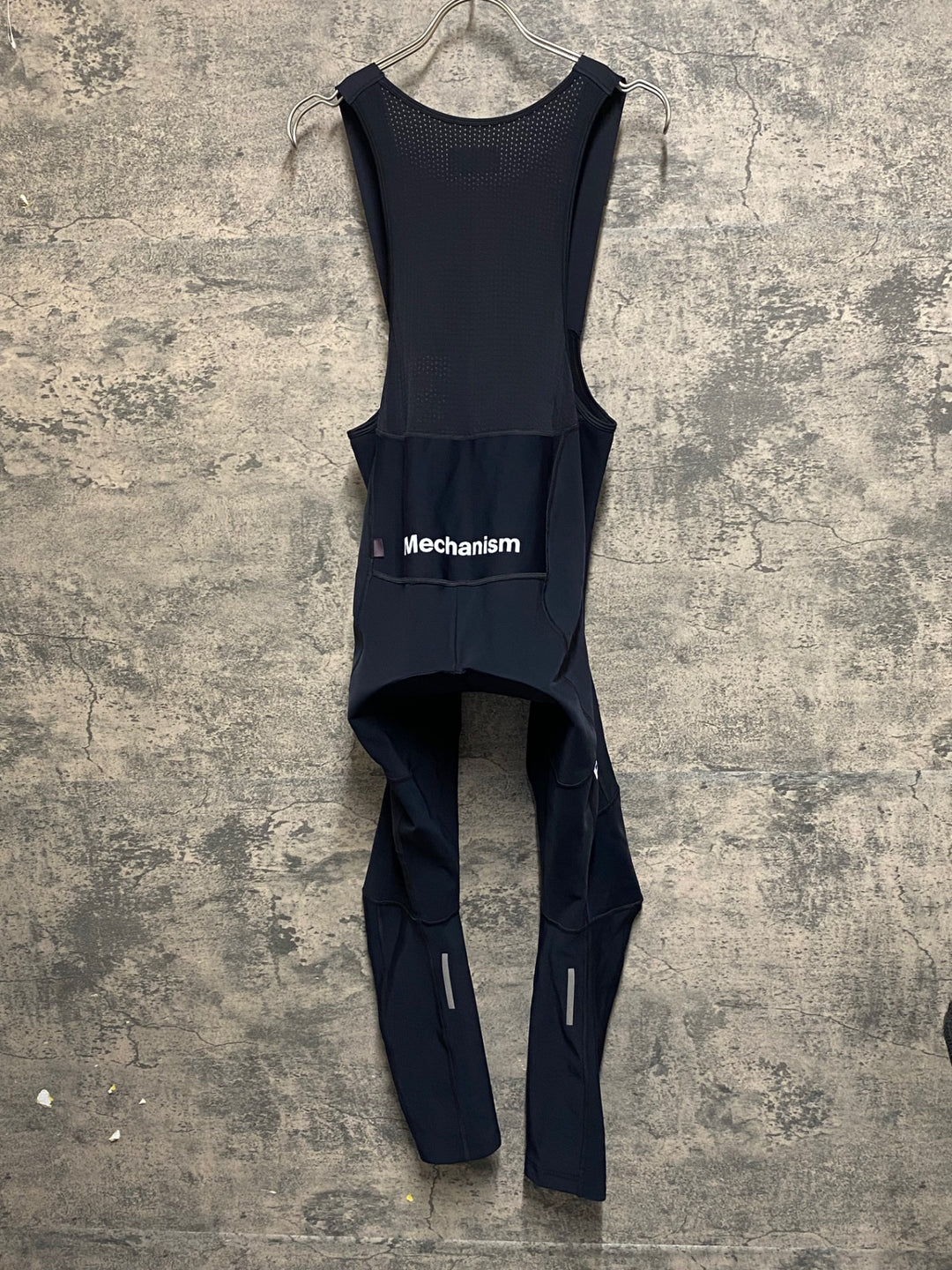 KA537 パスノーマルスタジオ PAS NORMAL STUDIOS MECHANISM DEEP WINTER LONG BIB ビブタイツ 黒 L 裏起毛
