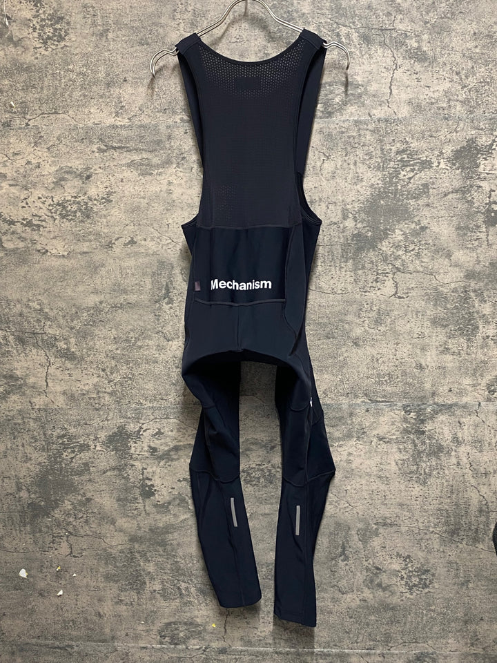 KA537 パスノーマルスタジオ PAS NORMAL STUDIOS MECHANISM DEEP WINTER LONG BIB ビブタイツ 黒 L 裏起毛
