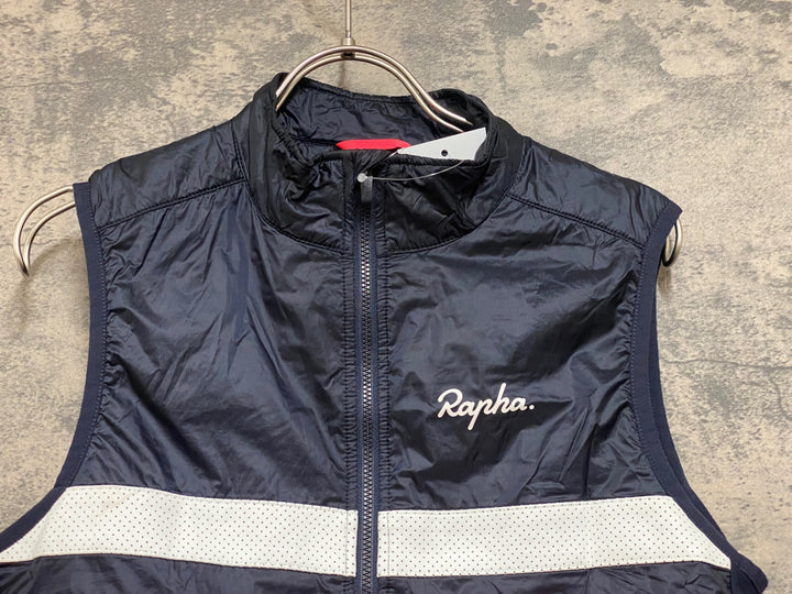 JP292 ラファ Rapha BREVET REFLECTIVE GILET ジレ サイクルベスト 黒 M